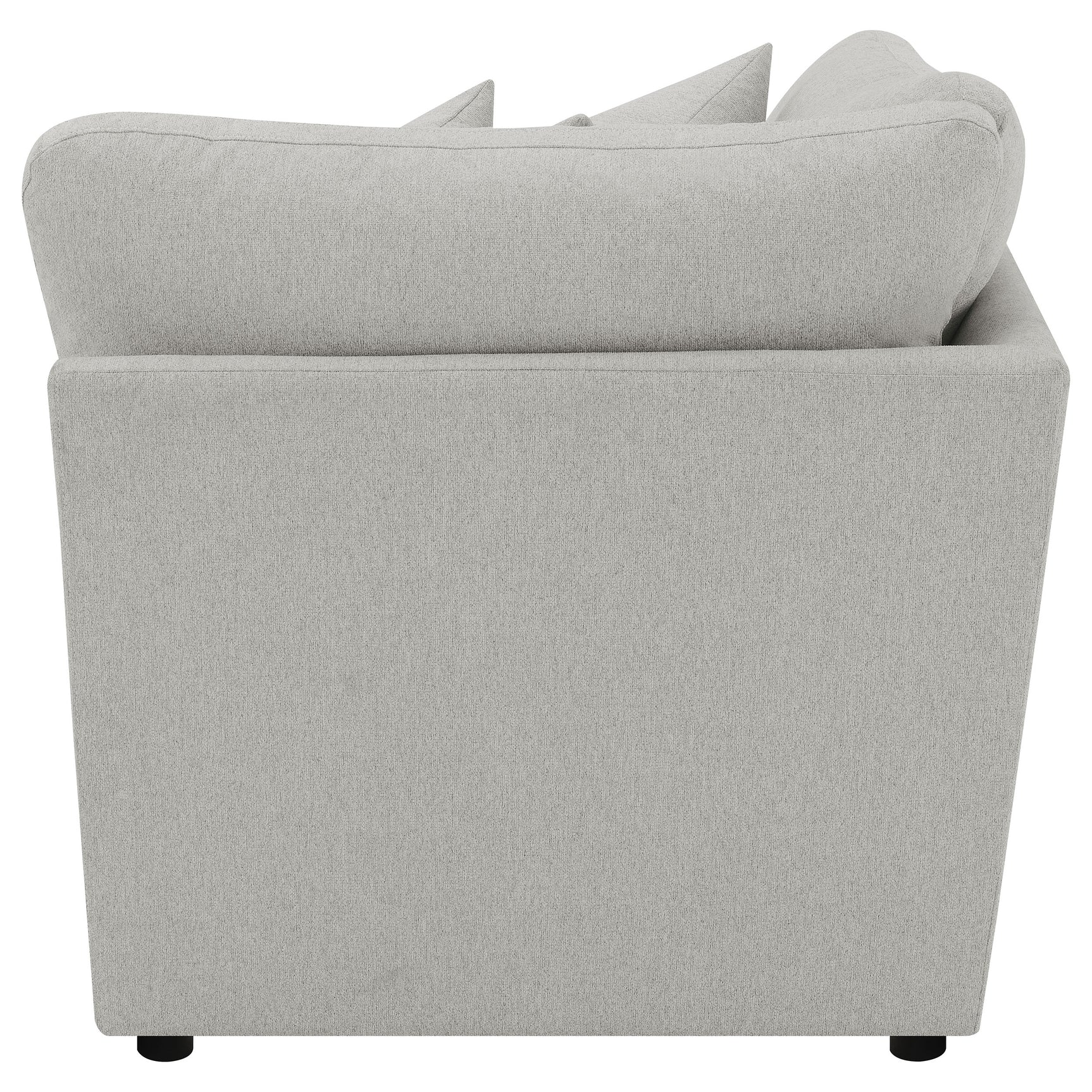 Collins Modular Corner Chair Grey - Tampa Furniture Outlet