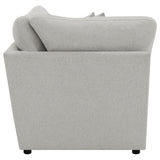Collins Modular Corner Chair Grey - Tampa Furniture Outlet