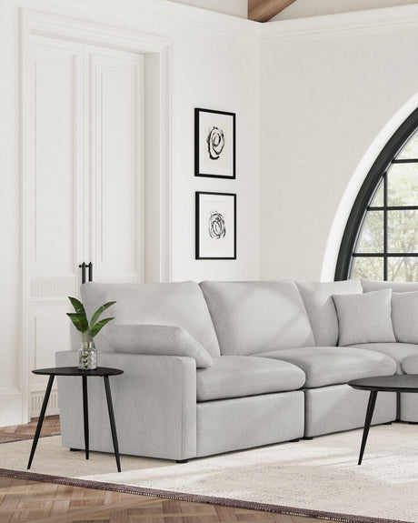 Collins Modular LAF Power Recliner Grey - Tampa Furniture Outlet