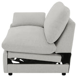 Collins Modular LAF Power Recliner Grey - Tampa Furniture Outlet