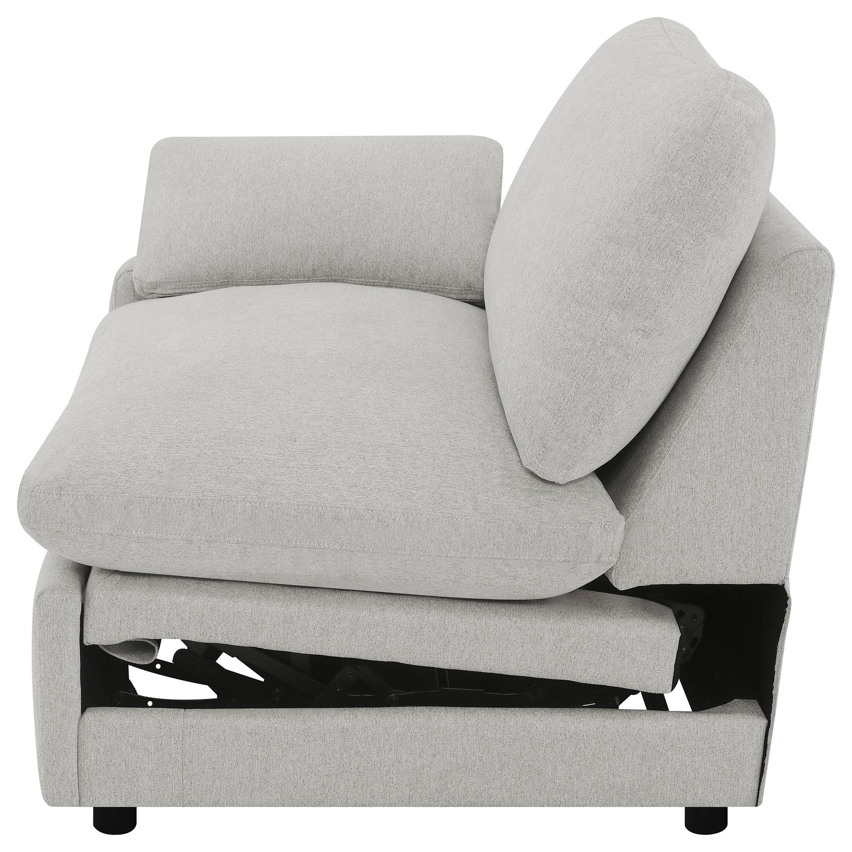 Collins Modular LAF Power Recliner Grey - Tampa Furniture Outlet