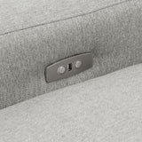 Collins Modular LAF Power Recliner Grey - Tampa Furniture Outlet