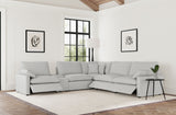 Collins 6-piece Modular Power Reclining Sectional Grey - Tampa Furniture Outlet