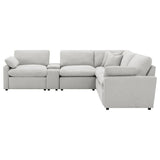 Collins 6-piece Modular Power Reclining Sectional Grey - Tampa Furniture Outlet
