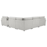 Collins 6-piece Modular Power Reclining Sectional Grey - Tampa Furniture Outlet