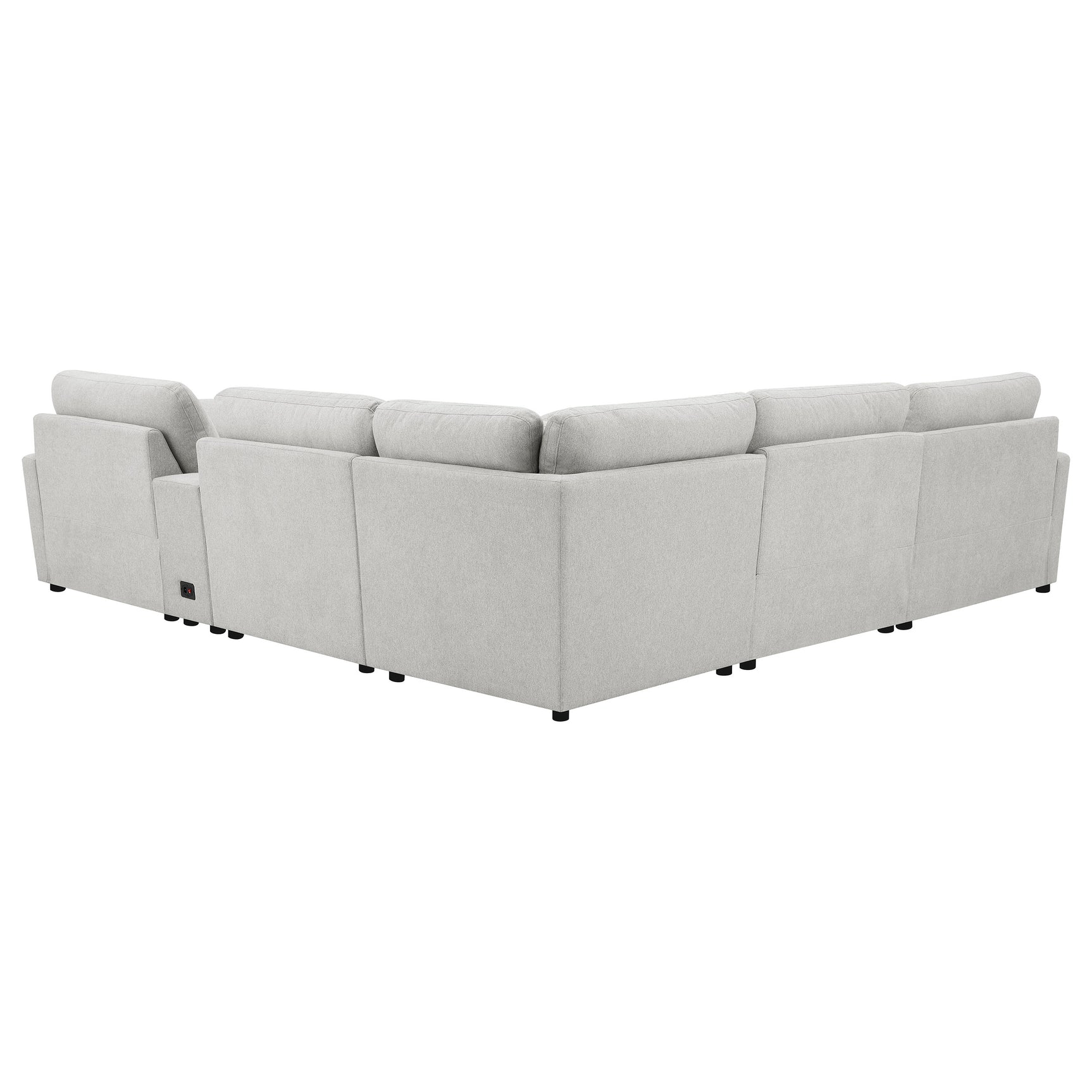 Collins 6-piece Modular Power Reclining Sectional Grey - Tampa Furniture Outlet