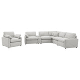 Collins 6-piece Modular Power Reclining Sectional Grey - Tampa Furniture Outlet