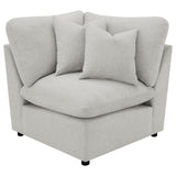 Collins 5-piece Modular Power Reclining Sectional Grey - Tampa Furniture Outlet