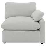 Collins Modular RAF Power Recliner Grey - Tampa Furniture Outlet