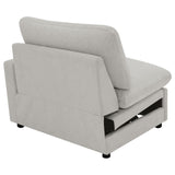 Collins Modular RAF Power Recliner Grey - Tampa Furniture Outlet