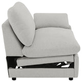 Collins Modular RAF Power Recliner Grey - Tampa Furniture Outlet
