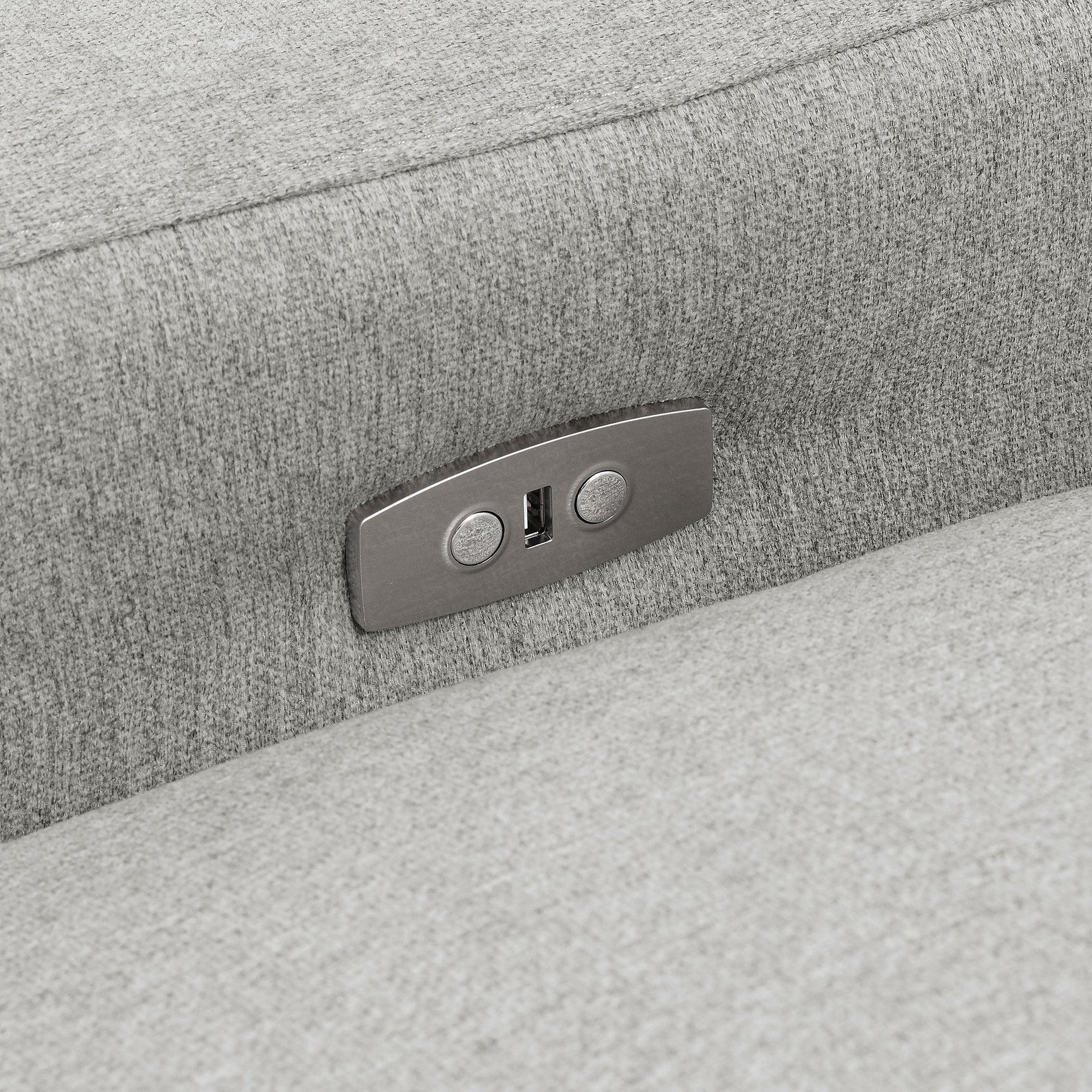 Collins Modular RAF Power Recliner Grey - Tampa Furniture Outlet
