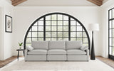 Collins Modular Power Sofa Grey - Tampa Furniture Outlet