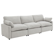 Tampa Furniture Outlet - Coaster - Collins Modular Power Sofa Grey - 609561P