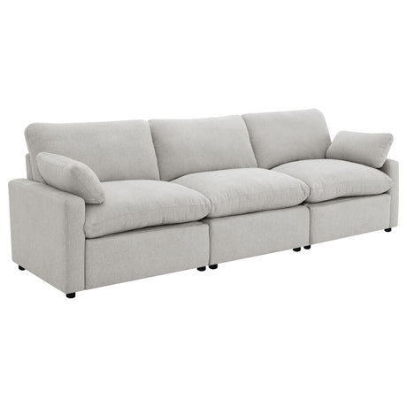 Tampa Furniture Outlet - Coaster - Collins Modular Power Sofa Grey - 609561P