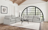 Collins Modular Power Loveseat Grey - Tampa Furniture Outlet