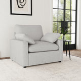 Collins Upholstered Power Recliner Chair Grey - Tampa Furniture Outlet