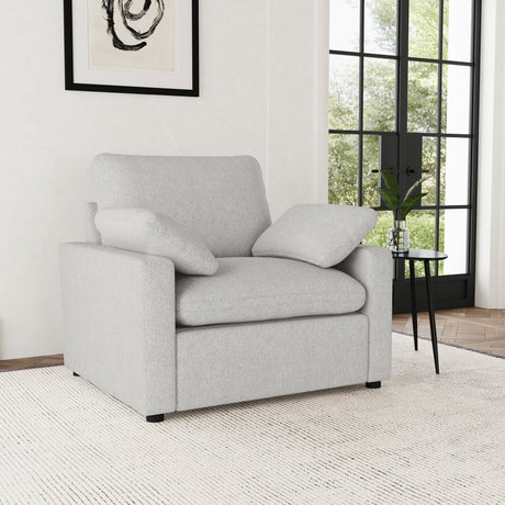 Collins Upholstered Power Recliner Chair Grey - Tampa Furniture Outlet