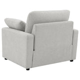 Collins Upholstered Power Recliner Chair Grey - Tampa Furniture Outlet