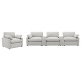 Collins Upholstered Power Recliner Chair Grey - Tampa Furniture Outlet