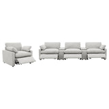 Collins Upholstered Power Recliner Chair Grey - Tampa Furniture Outlet
