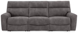 Tampa Furniture Outlet - Ashley Furniture - Next-Gen DuraPella Sectional - 3-Piece Power Reclining Sectional / Slate - 61003S9