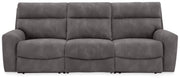 Tampa Furniture Outlet - Ashley Furniture - Next-Gen DuraPella Sectional - 3-Piece Power Reclining Sectional / Slate - 61003S9