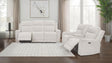 Tampa Furniture Outlet - Coaster - Kennett 2-piece Chenille Power Reclining Sofa Set Ivory - 610151P-S2