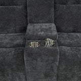 Kennett Chenille Upholstered Power Reclining Loveseat Grey