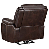 Sycamore Upholstered Power Recliner Chair Dark Brown - Tampa Furniture Outlet