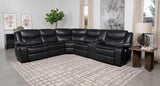 Sycamore Upholstered Power Reclining Sectional Sofa Grey - Tampa Furniture Outlet