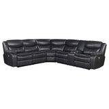 Sycamore Upholstered Power Reclining Sectional Sofa Grey - Tampa Furniture Outlet