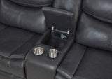 Sycamore Upholstered Power Reclining Sectional Sofa Grey - Tampa Furniture Outlet
