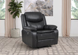 Sycamore Upholstered Power Recliner Chair Dark Grey - Tampa Furniture Outlet