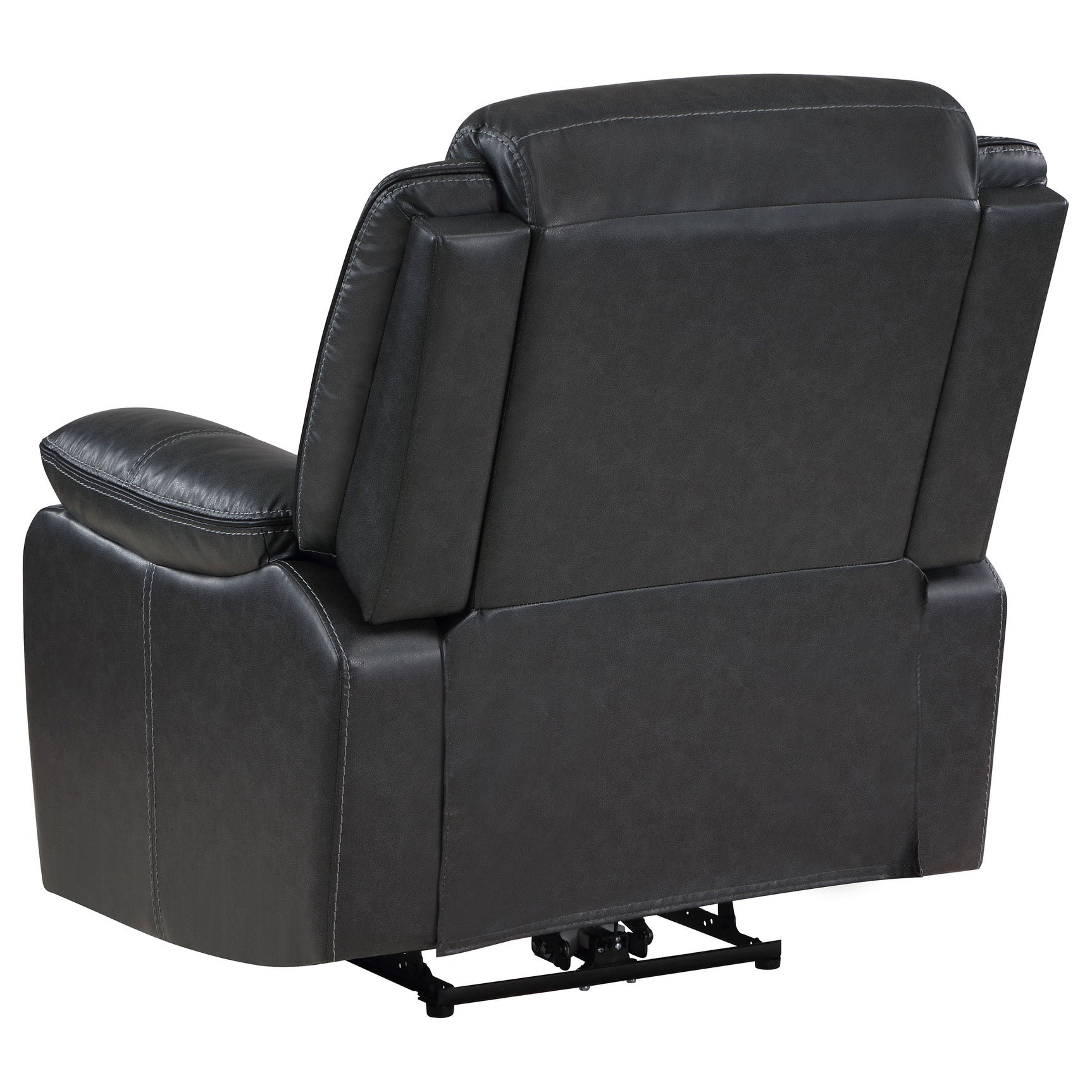 Sycamore Upholstered Power Recliner Chair Dark Grey - Tampa Furniture Outlet