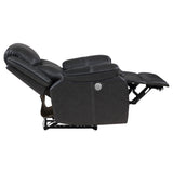Sycamore Upholstered Power Recliner Chair Dark Grey - Tampa Furniture Outlet