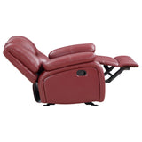 Camila 3-piece Upholstered Reclining Sofa Set Red - Tampa Furniture Outlet