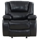 Camila Upholstered Glider Recliner Chair Black - Tampa Furniture Outlet