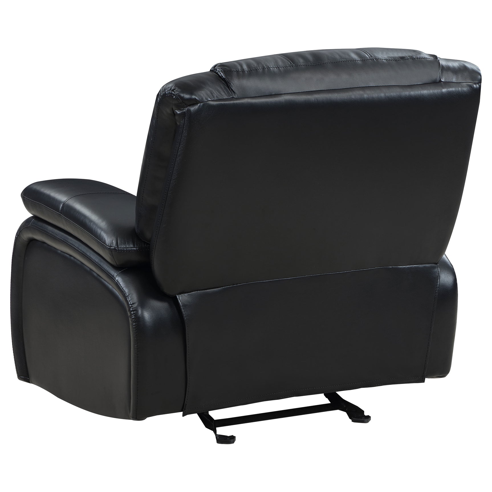 Camila Upholstered Glider Recliner Chair Black - Tampa Furniture Outlet