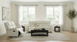 Tampa Furniture Outlet - Coaster - Camila 2-piece Upholstered Reclining Sofa Set White - 610247-S2