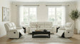 Tampa Furniture Outlet - Coaster - Camila 3-piece Upholstered Reclining Sofa Set White - 610247-S3