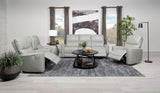 Greenfield 3-piece Power Reclining Sofa Set Dove Grey - Tampa Furniture Outlet