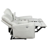 Greenfield 3-piece Power Reclining Sofa Set Dove Grey - Tampa Furniture Outlet