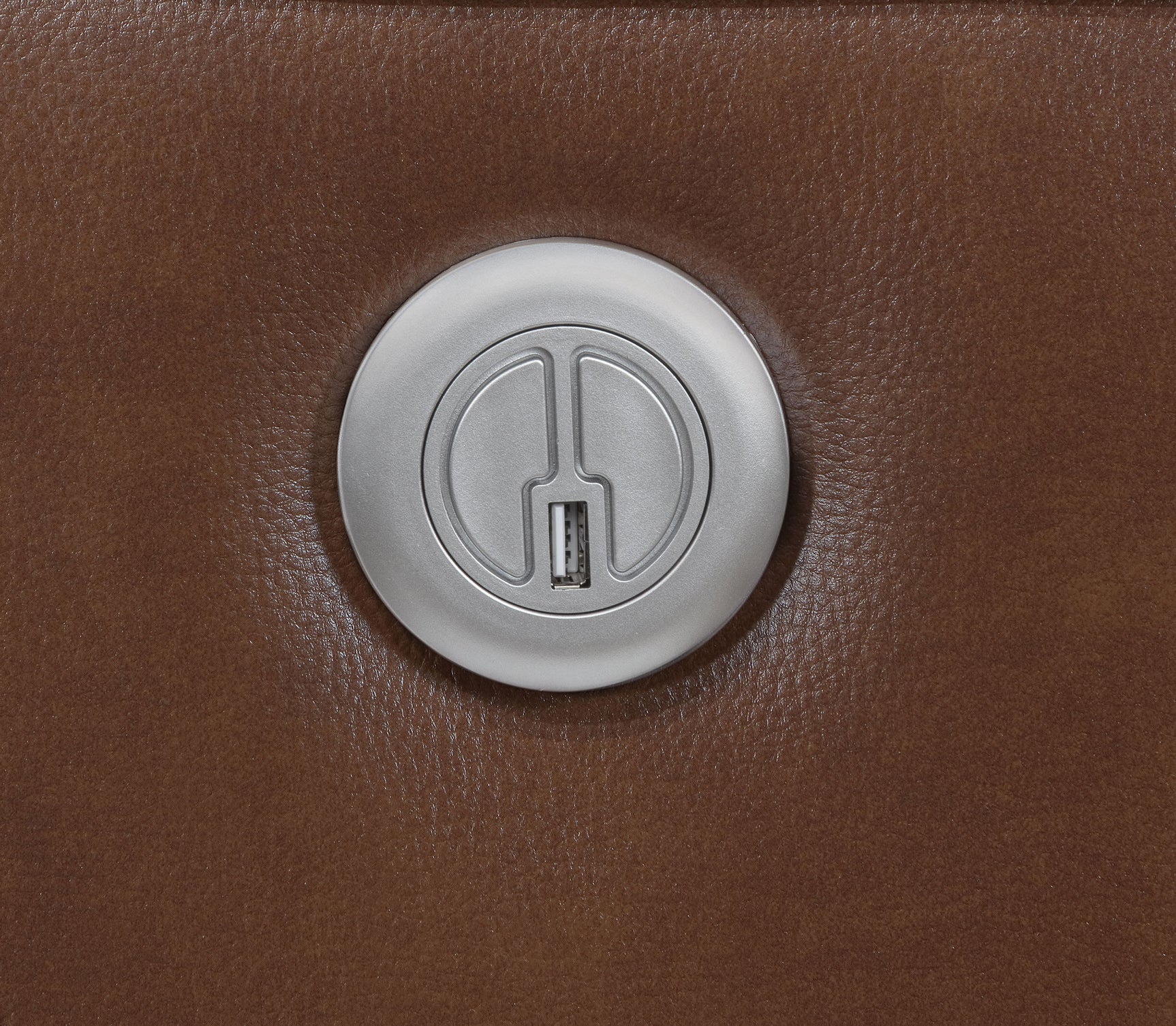 Greenfield Upholstered Power Recliner Chair Saddle Brown - Tampa Furniture Outlet