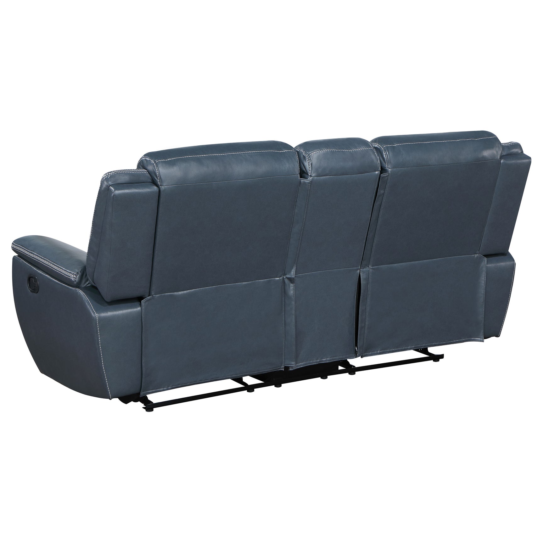 Sloane 3-piece Upholstered Reclining Sofa Set Blue - Tampa Furniture Outlet
