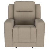 Brentwood 3-piece Upholstered Reclining Sofa Set Taupe - Tampa Furniture Outlet