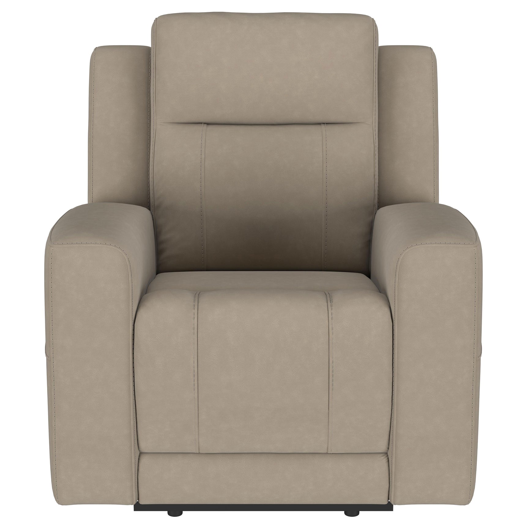 Brentwood 3-piece Upholstered Reclining Sofa Set Taupe - Tampa Furniture Outlet