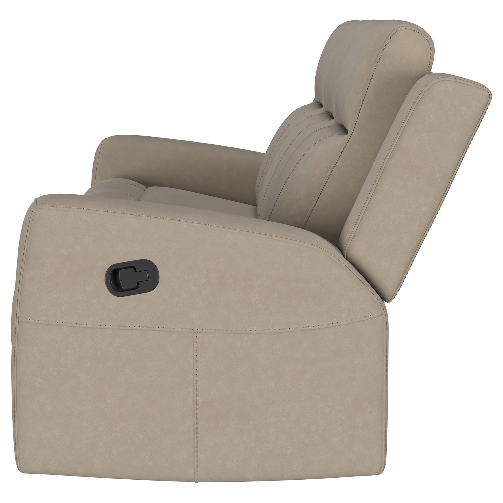 Brentwood Upholstered Motion Reclining Sofa Taupe - Tampa Furniture Outlet