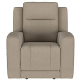Brentwood Upholstered Recliner Chair Taupe - Tampa Furniture Outlet
