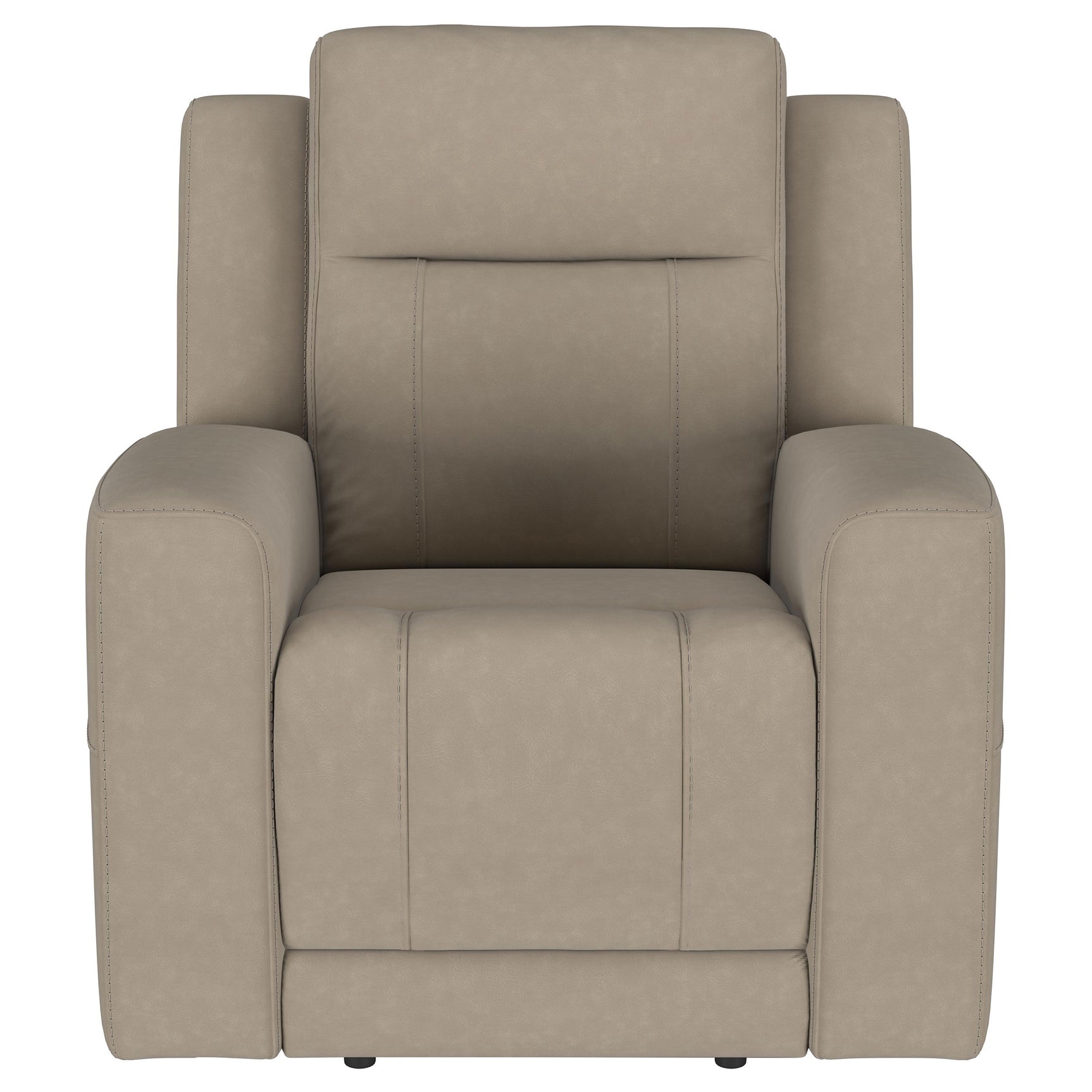 Brentwood Upholstered Recliner Chair Taupe - Tampa Furniture Outlet